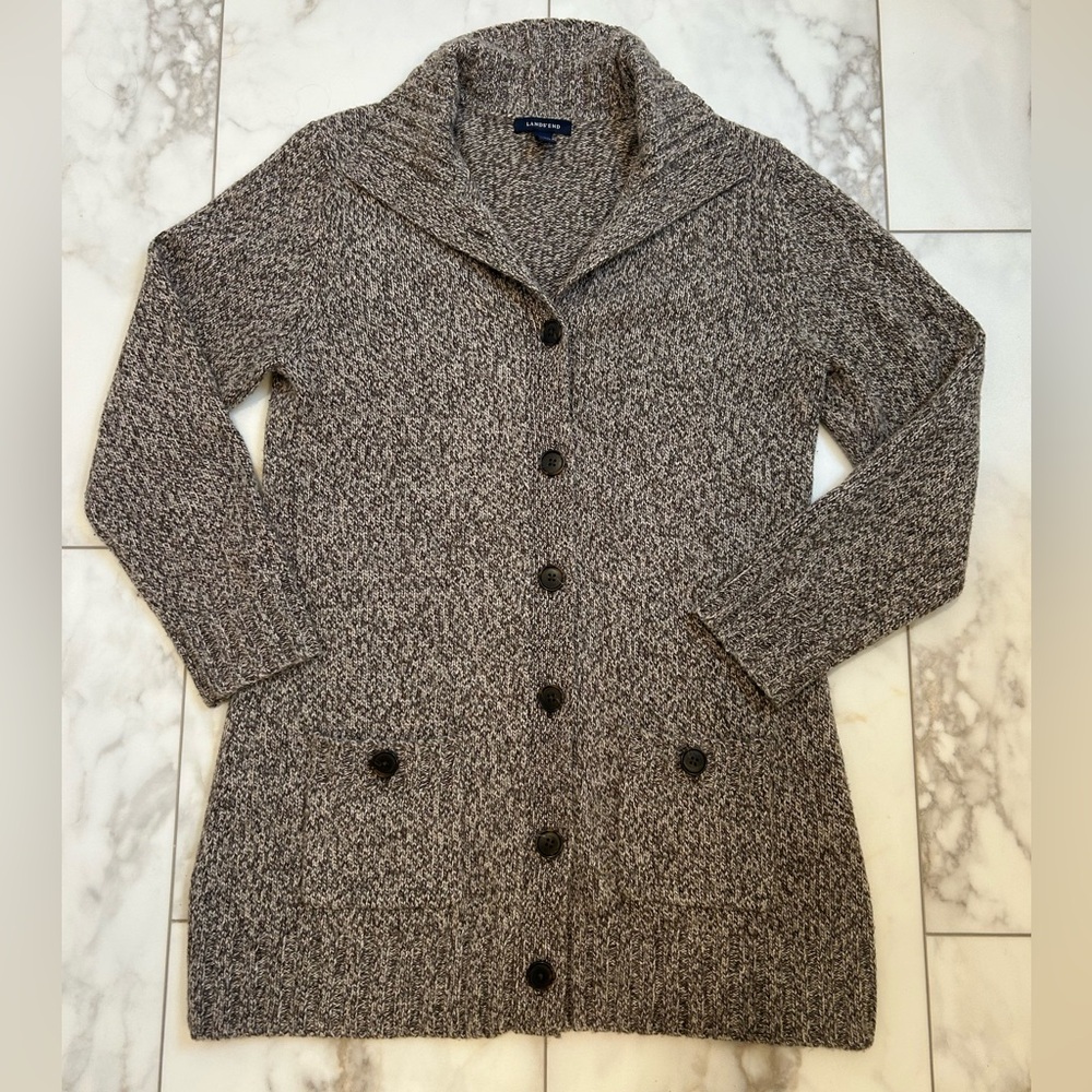 Vintage Land’s End Wool Cardigan
